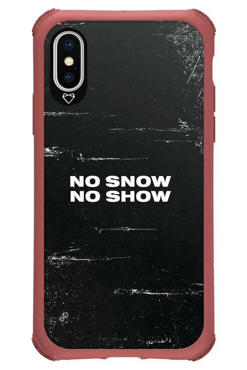 No snow, no show - Apple iPhone XS