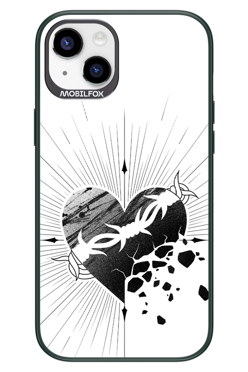 Fekete Szív - Apple iPhone 14 Plus