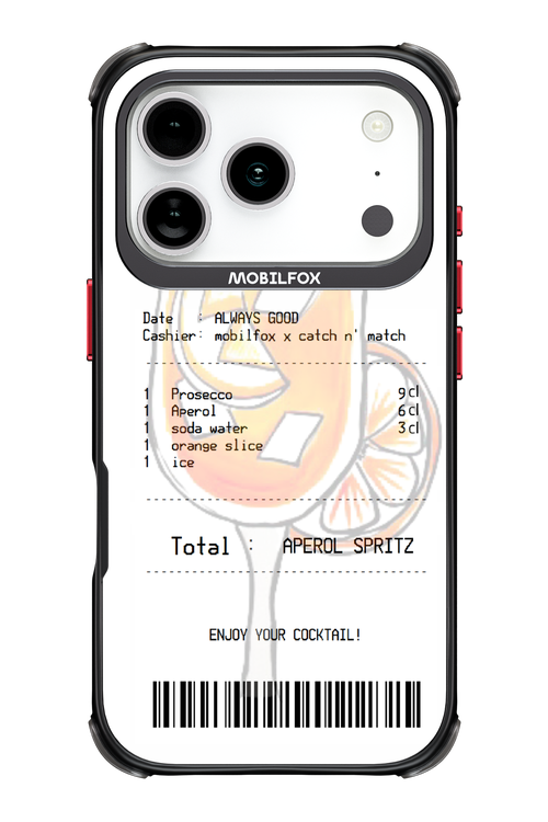 aperol spritz cocktail - Apple iPhone 17 Pro