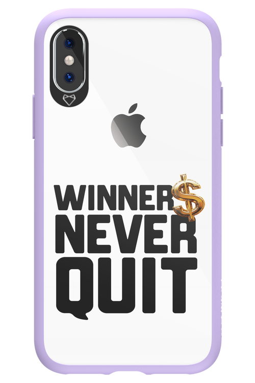 Winners Never Quit - Apple iPhone X