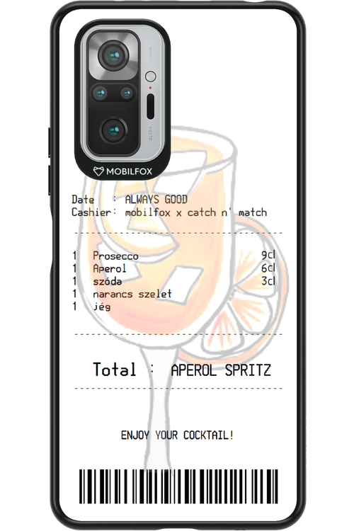 aperol spritz koktél - Xiaomi Redmi Note 10 Pro