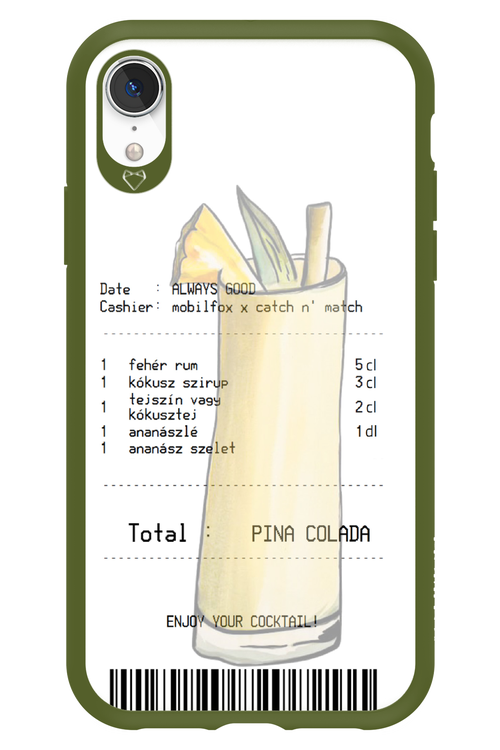 pina colada koktél - Apple iPhone XR
