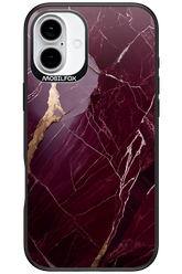 Burgundy Marble - Apple iPhone 16 Plus