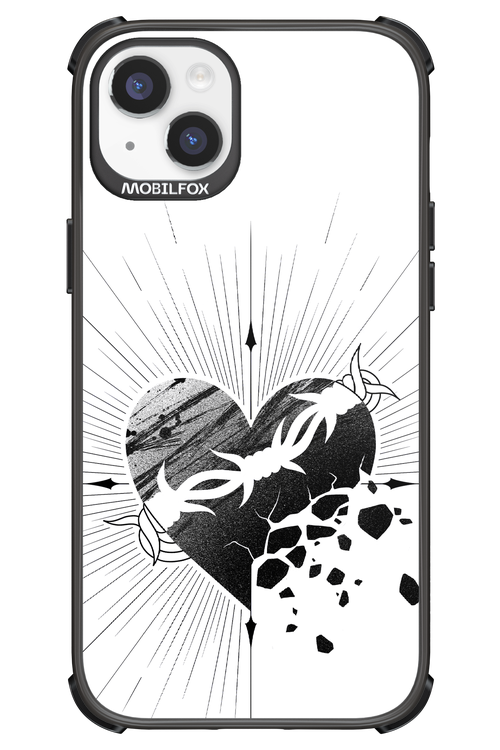 Fekete Szív - Apple iPhone 14 Plus