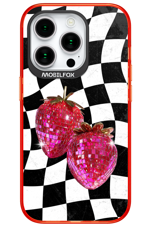 Disco Strawberry 2.0 - Apple iPhone 15 Pro