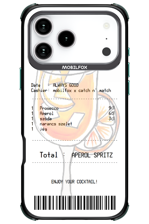 aperol spritz koktél - Apple iPhone 17 Pro Max