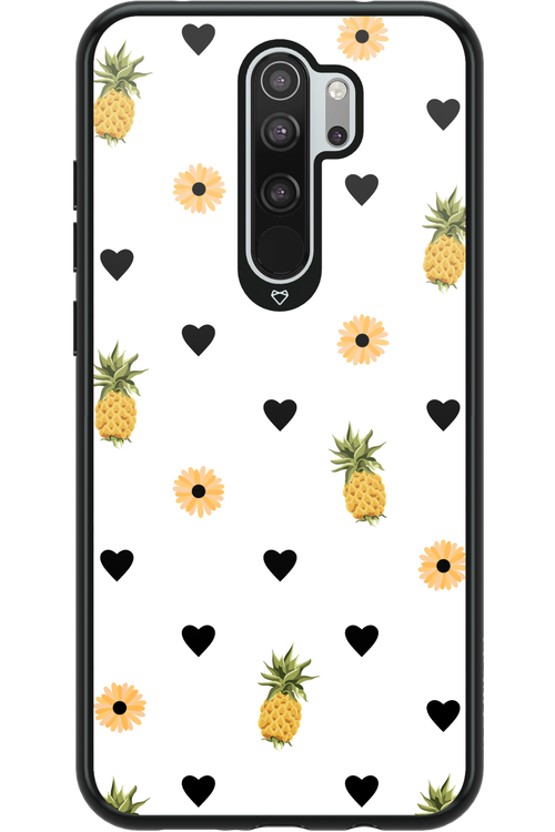Ananas Heart White - Xiaomi Redmi Note 8 Pro