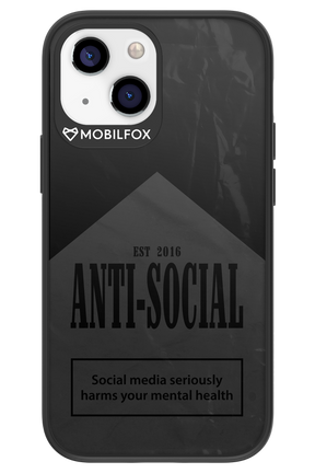 ANTI-SOCIAL (BLVCK) 2.0 - Apple iPhone 13 Mini