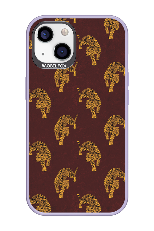 Burgundy Leopard Pattern - Apple iPhone 13