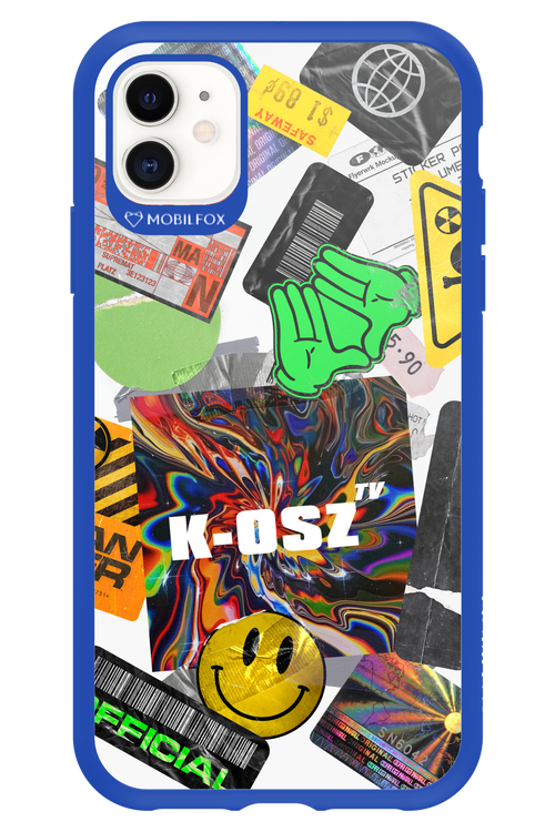 K-osz Sticker Transparent - Apple iPhone 11