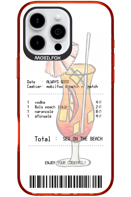 sex on the beach koktél - Apple iPhone 16 Pro Max