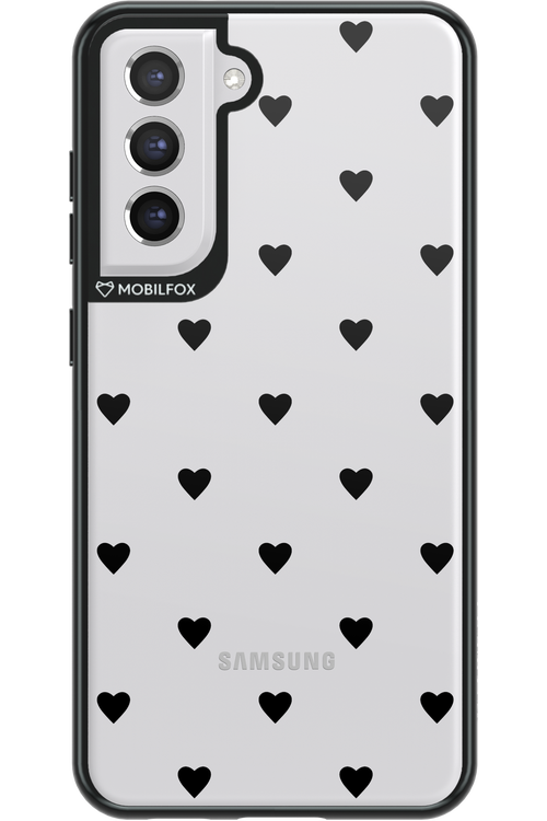 Hearts Transparent - Samsung Galaxy S21 FE