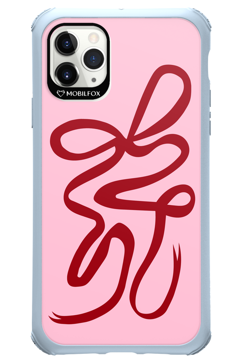 Burgundy Bow - Apple iPhone 11 Pro Max