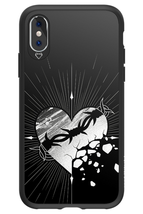 Fehér Szív - Apple iPhone X