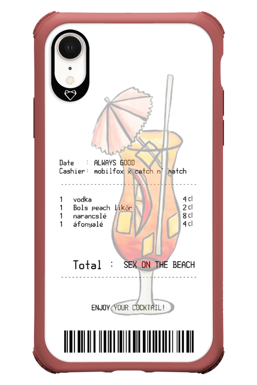 sex on the beach koktél - Apple iPhone XR