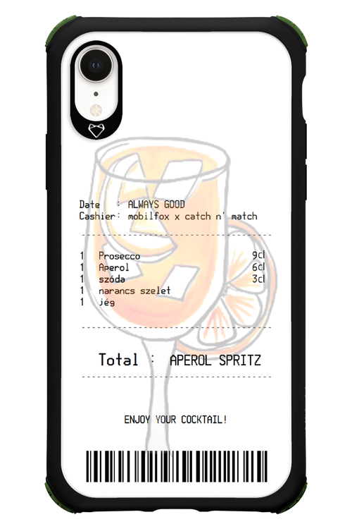 aperol spritz koktél - Apple iPhone XR