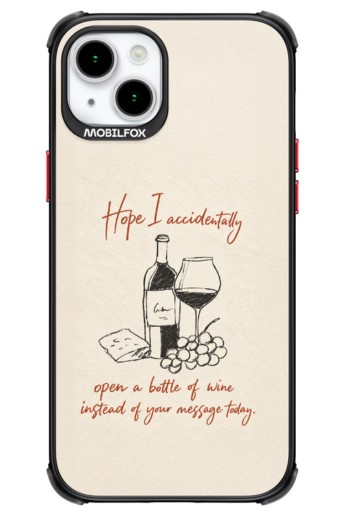 Bottle of wine 2.0 - Apple iPhone 15 Plus