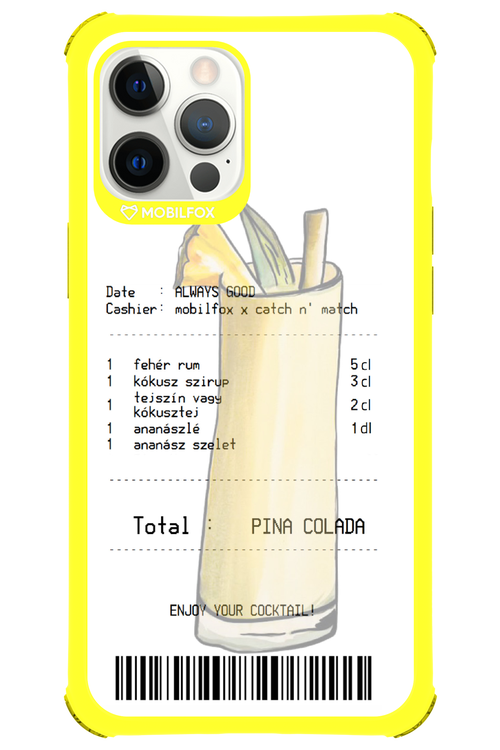 pina colada koktél - Apple iPhone 12 Pro Max