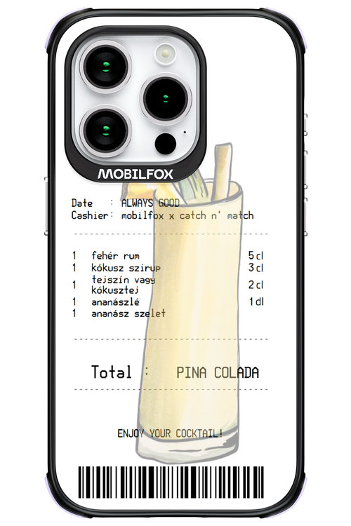 pina colada koktél - Apple iPhone 15 Pro