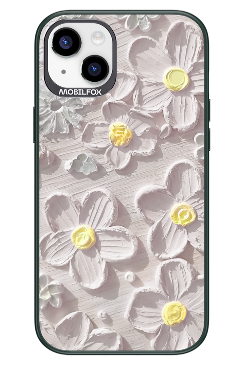 White Flowers - Apple iPhone 14 Plus