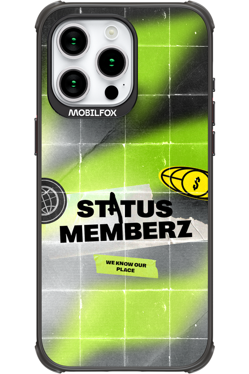 Status Memberz - Apple iPhone 15 Pro Max