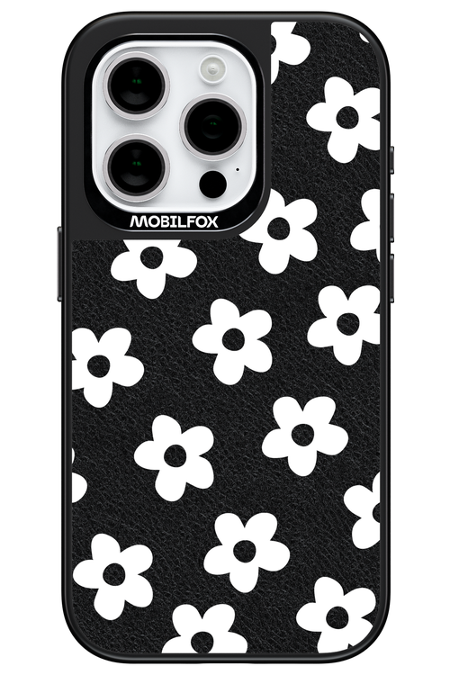 Happy Flowers Leather - Apple iPhone 15 Pro