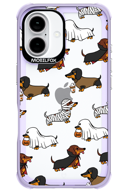 Scary Dachshund (Transparent) - Apple iPhone 16