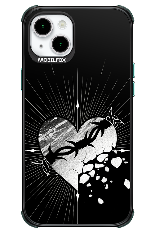 Fehér Szív - Apple iPhone 15 Plus