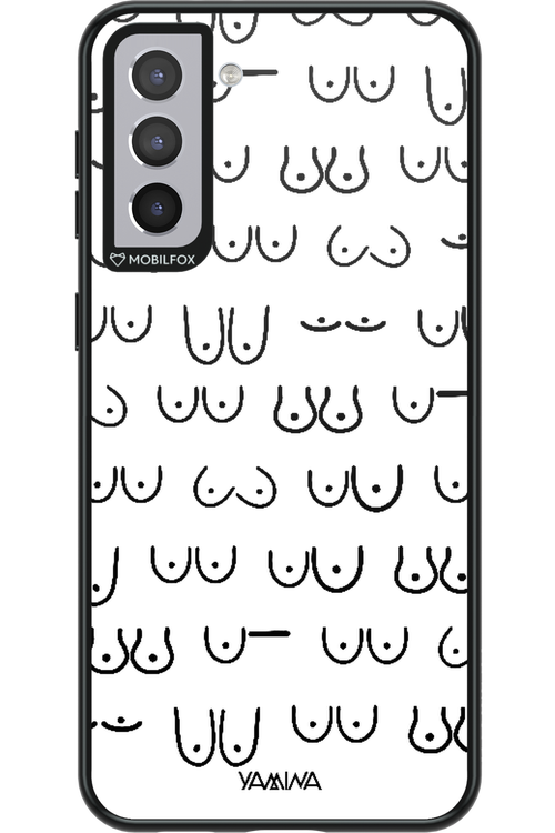 Boobies (white) - Samsung Galaxy S21+