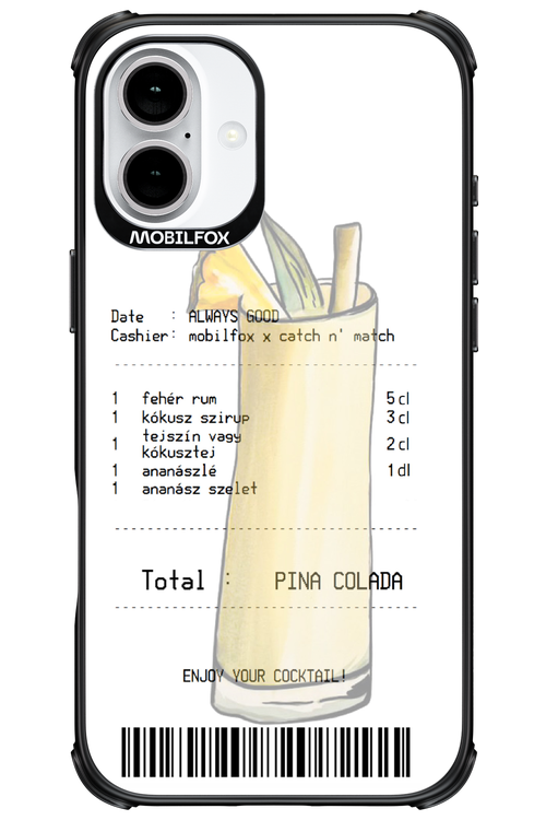 pina colada koktél - Apple iPhone 16 Plus