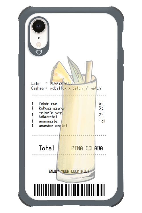 pina colada koktél - Apple iPhone XR