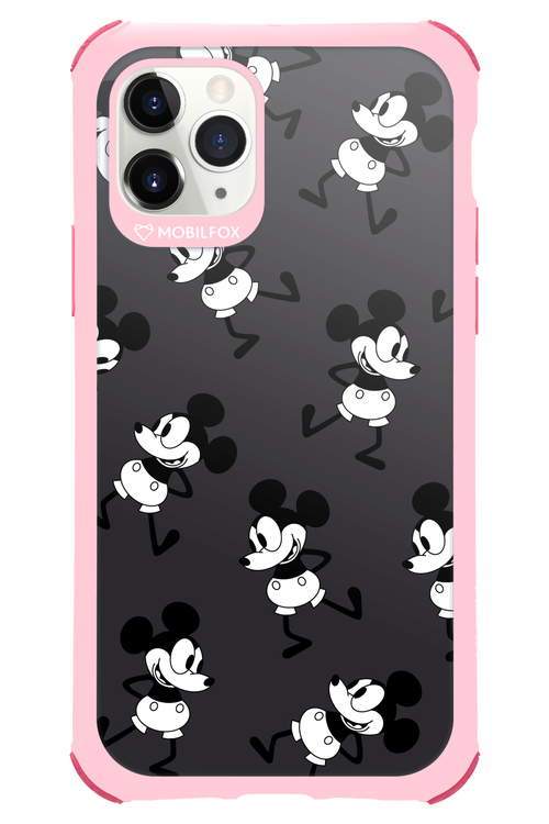 Iconic Mouse (antracite pattern) - Apple iPhone 11 Pro