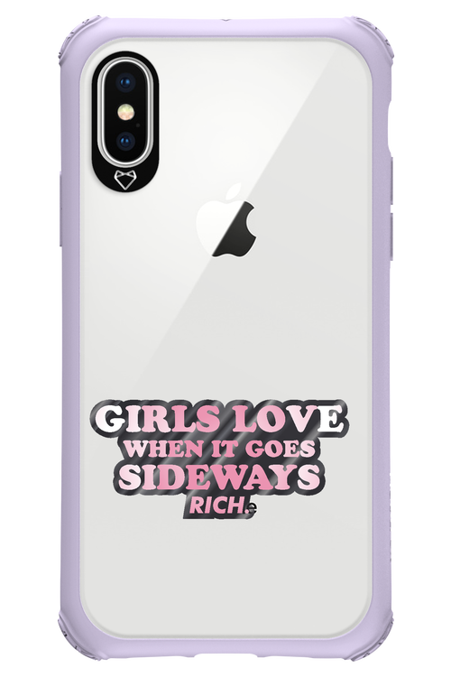 When it goes sideways - Apple iPhone X