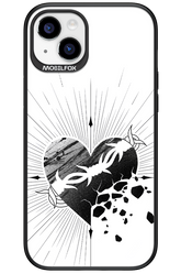 Fekete Szív 2.0 - Apple iPhone 15 Plus