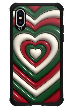 XMAS Hearts - Apple iPhone XS