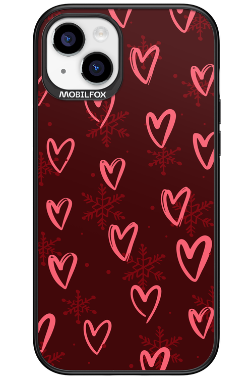 Christmas Hearts - Apple iPhone 15 Plus