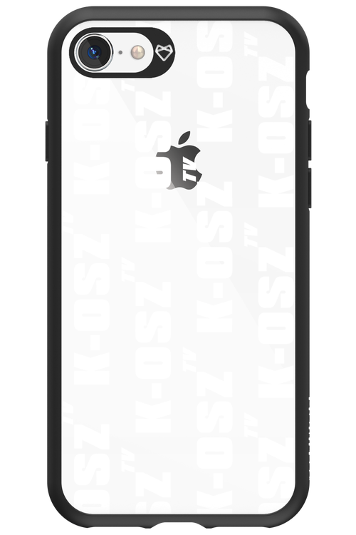 K-osz Transparent White - Apple iPhone 8