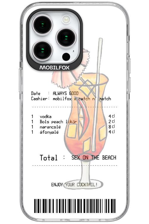 sex on the beach koktél - Apple iPhone 15 Pro Max
