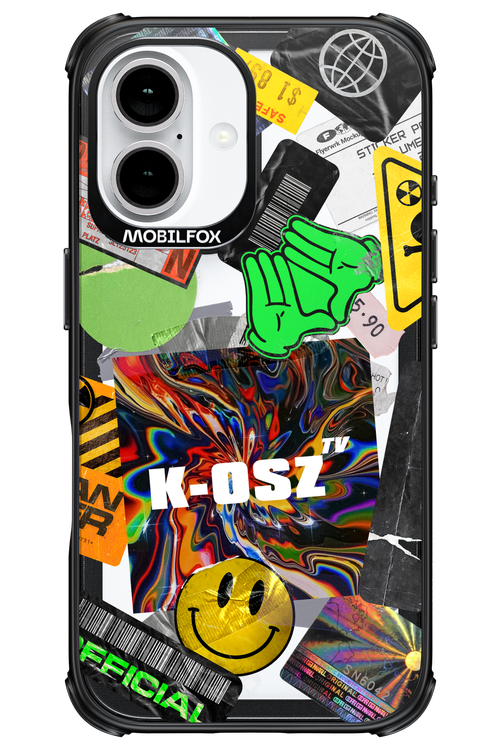 K-osz Sticker Transparent - Apple iPhone 16