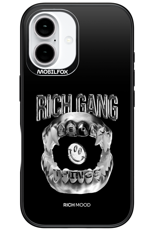 Rich Gang Silver - Apple iPhone 16