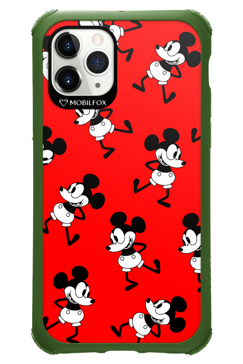 Iconic Mouse (red pattern) - Apple iPhone 11 Pro
