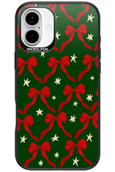 Bow & Stars (Green) - Apple iPhone 16 Plus
