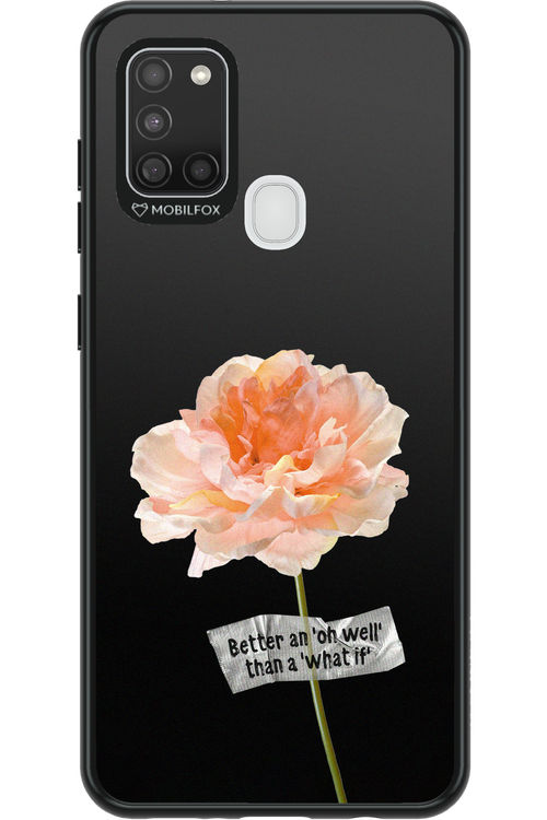 Flower Black - Samsung Galaxy A21 S