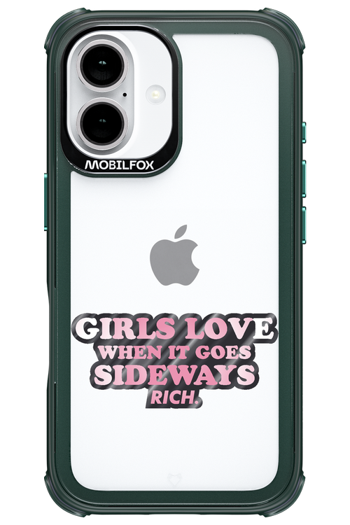 When it goes sideways - Apple iPhone 16