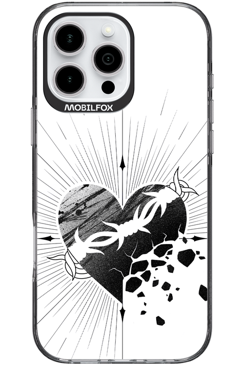 Fekete Szív - Apple iPhone 16 Pro Max