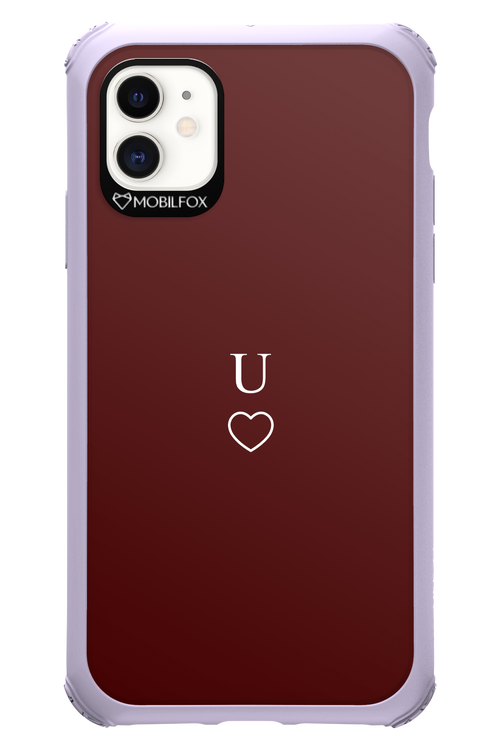 U Burgundia 2.0 - Apple iPhone 11