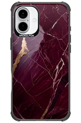 Burgundy Marble - Apple iPhone 16 Plus