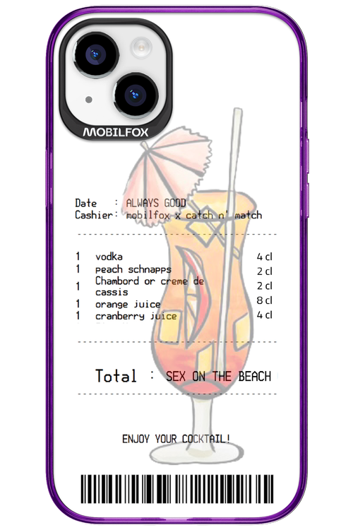 sex on the beach cocktail - Apple iPhone 15 Plus