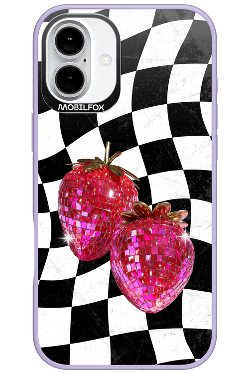 Disco Strawberry 2.0 - Apple iPhone 16 Plus