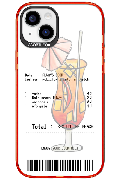 sex on the beach koktél - Apple iPhone 15 Plus